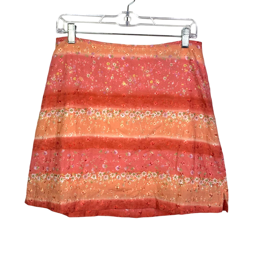 Y2K floral skirt by Exact Change, Size 11 (M)